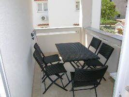 Appartement mit Geschirrspler Baska Insel Krk Kroatien Balkon
