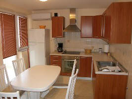 Apartment with dishwasher Baska island Krk Croatia kitchen