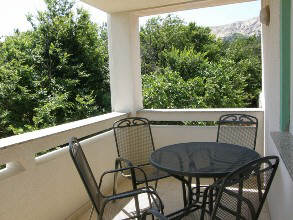 Apartment Baska Krk Croatia Dishwasher Safe balcony