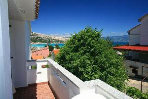 Apartment 58 terrace Baska island Krk Croatia