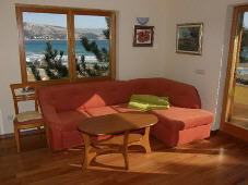 Baska Krk Croatia Apartment 59A living room Baska Krk Croatia Apartment 59A living room