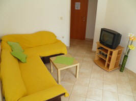 Apartment 5D living room Baska island Krk Croatia