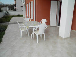 Apartment 5E bathroom Baska island Krk Croatia terrace