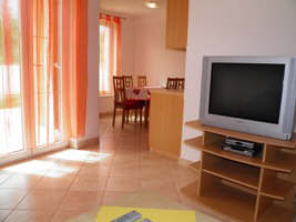 Apartment 5E living room Baska island Krk Croatia