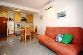 Appartement 61 Baska Insel Krk Kroatien Wohnzimmer