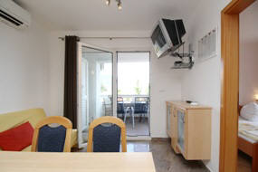 Appartement 61A Baska Insel Krk Kroatien Wohnzimmer