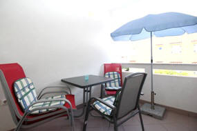 Baska Krk Croatia Apartment 61B balcony Baska Krk Croatia Apartment 61B balcony