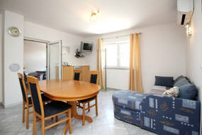 Baska Krk Croatia Apartment 61B living room Baska Krk Croatia Apartment 61B living room