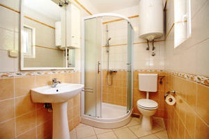 Baska Krk Croatia Apartment 62A bathroom