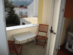 Apartment 64 - Baska island Krk Croatia balcony Apartment 64 - Baska island Krk Croatia balcony