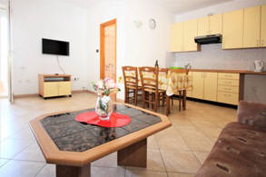 Apartment 65A - Baska island Krk Croatia living room