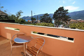 Apartment 65B - Baska island Krk Croatia balcony Apartment 65B - Baska island Krk Croatia balcony