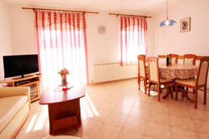 Apartment 65B - Baska island Krk Croatia living room Apartment 65B - Baska island Krk Croatia living room