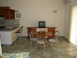 Apartment 67C close to beach Baska island Krk Croatia dining corner Apartment 67C close to beach Baska island Krk Croatia dining corner