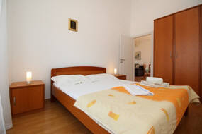 Appartement 67D mit Meerblick Baska Insel Krk Kroatien Schlafzimmer 1