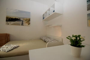 Apartment 67E close to beach Baska island Krk Croatia bedroom