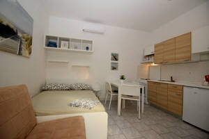 Apartment 67E close to beach Baska island Krk Croatia kitchen