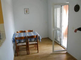 Apartment 75A close to beach Zarok Baska Krk Croatia dining corner