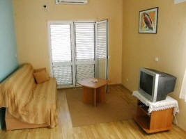 Apartment 75B close to beach Zarok Baska Krk Croatia living room