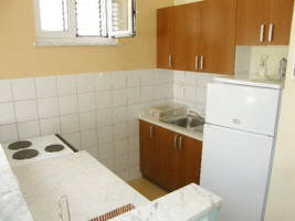 Apartment 75B close to beach Zarok Baska Krk Croatia kitchen