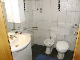 Apartment 75B close to beach Zarok Baska Krk Croatia bathroom