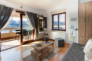apartment close to beach terrace with sea view baska krk croatia kricin