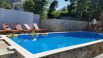Haus mit Swimmingpool Baska Insel Krk Kroatien Haus mit Swimmingpool Baska Insel Krk Kroatien