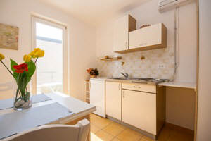 Apartment 15B kitchen Baska island Krk Croatia