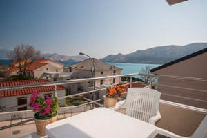 Appartement 15C - Baska island Krk Croatia balcony