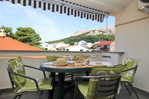Apartment 15G - Baska island Krk Croatia balcony Apartment 15G - Baska island Krk Croatia balcony