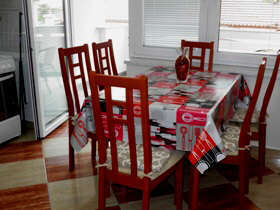 Apartment 15G - Baska island Krk Croatia dining corner Apartment 15G - Baska island Krk Croatia dining corner