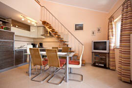 Appartement 26B Baska Insel Krk Kroatien Küche Appartement 26B Baska Insel Krk Kroatien Küche