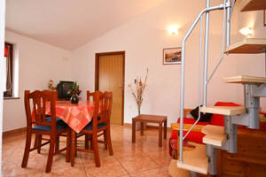 Apartment 32A Baska island Krk Croatia dining corner