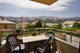 Appartement 15 - Terrasse - Baska - Krk - Kroatien