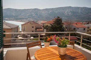 Baska Krk Croatia Apartment-15A balcony Baska Krk Croatia Apartment-15A balcony