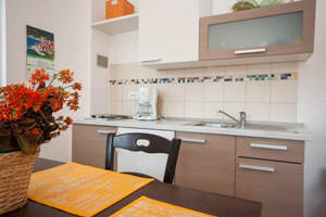 Apartment-15 kitchen Baska island Krk Croatia Apartment-15A kitchen Baska island Krk Croatia