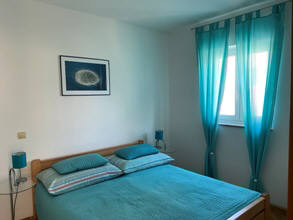 Appartement 1A Baska Insel Krk Kroatien Strand Naehe Schlafzimmer
