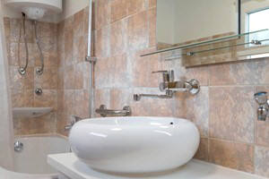 Baska Krk Croatia Apartment-3B bathroom