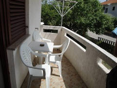 Apartment 46 Baska island Krk Croatia balcony