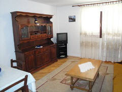 Apartment 46 Baska island Krk Croatia living room