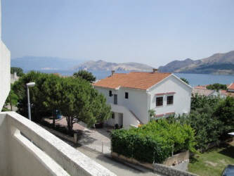 Apartment 46A Baska island Krk Croatia view