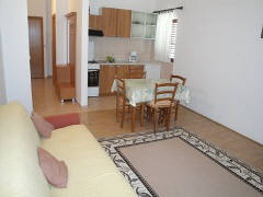 Apartment 46A Baska island Krk Croatia living room