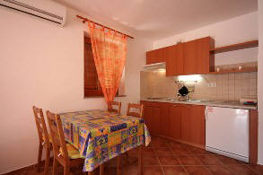 Apartment-4B kitchen Baska island Krk Croatia