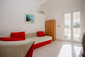 Baska Krk Croatia Apartment-5a living room Baska Krk Croatia Apartment-5a living room