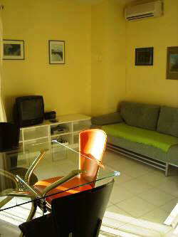 Baska Krk Croatia Apartment-6 living room with air condition