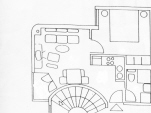 apartment 6 baska island krk croatia plan