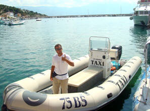 Taxi boat Lord Baska island Krk Croatia