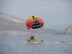 Paragliding Baska island Krk Croatia