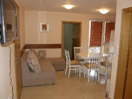 Appartement mit Geschirrspler Baska Insel Krk Kroatien Wohnzimmer