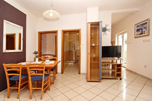 Baska Zarok Insel Krk Kroatien Appartement 6 personen 3 schlafzimmer grosse terrasse internet hunde wohnzimmer